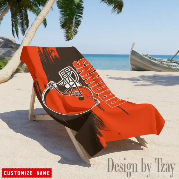 Cleveland Browns NFL Beach Towels New 2025 AZBTOWEL489