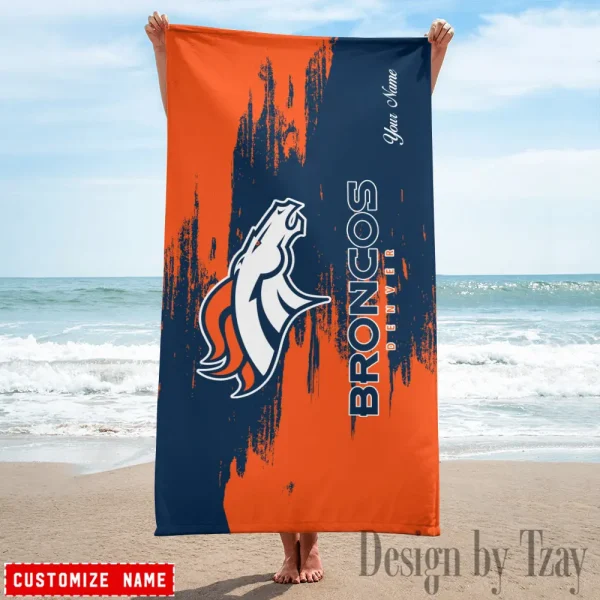 Denver Broncos NFL Beach Towels New 2025 AZBTOWEL491 - Image 3