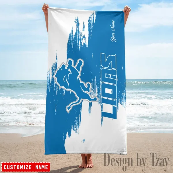 Detroit Lions NFL Beach Towels New 2025 AZBTOWEL492