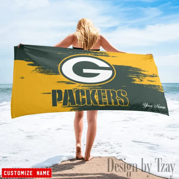 Green Bay Packers NFL Beach Towels New 2025 AZBTOWEL494 - Image 2