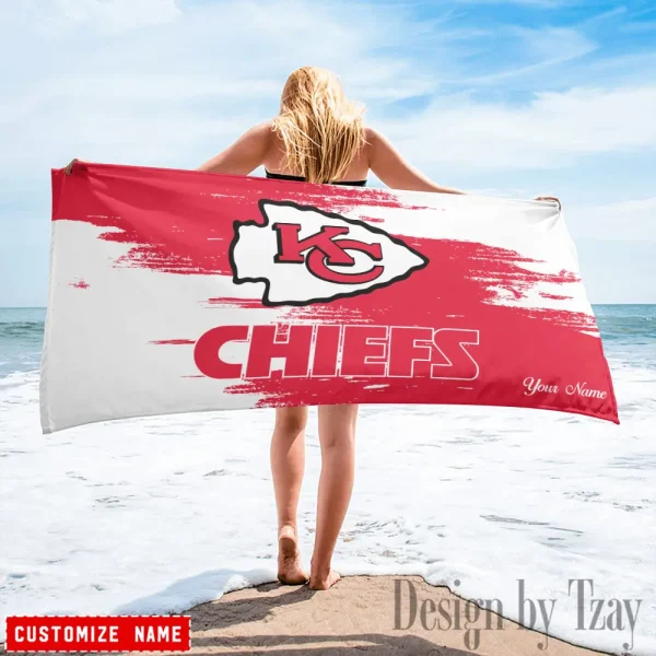Kansas City Chiefs NFL Beach Towels New 2025 AZBTOWEL497 - Image 2
