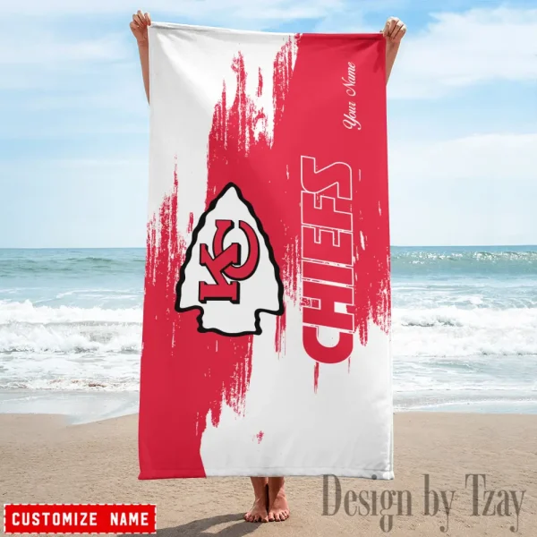 Kansas City Chiefs NFL Beach Towels New 2025 AZBTOWEL497 - Image 3