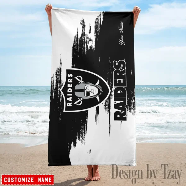 Las Vegas Raiders NFL Beach Towels New 2025 AZBTOWEL498 - Image 2