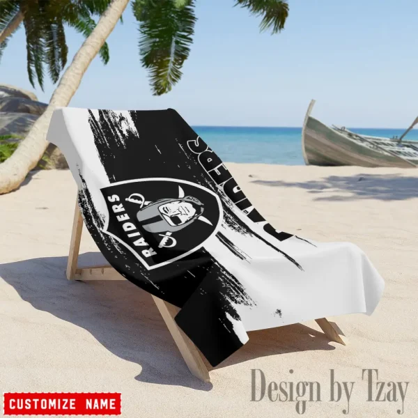 Las Vegas Raiders NFL Beach Towels New 2025 AZBTOWEL498 - Image 3