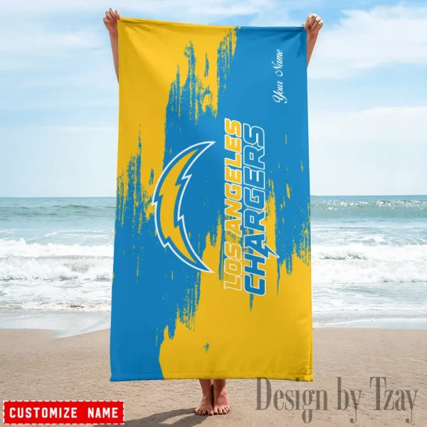 Los Angeles Chargers NFL Beach Towels New 2025 AZBTOWEL499 - Image 2
