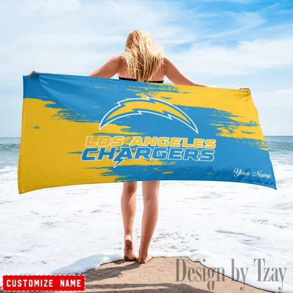 Los Angeles Chargers NFL Beach Towels New 2025 AZBTOWEL499 - Image 3