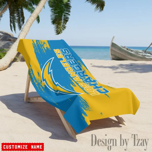 Los Angeles Chargers NFL Beach Towels New 2025 AZBTOWEL499