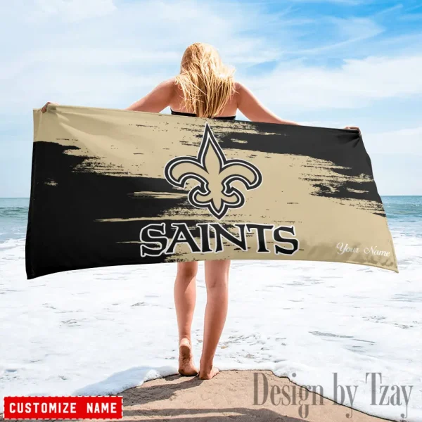 New Orleans Saints NFL Beach Towels New 2025 AZBTOWEL504