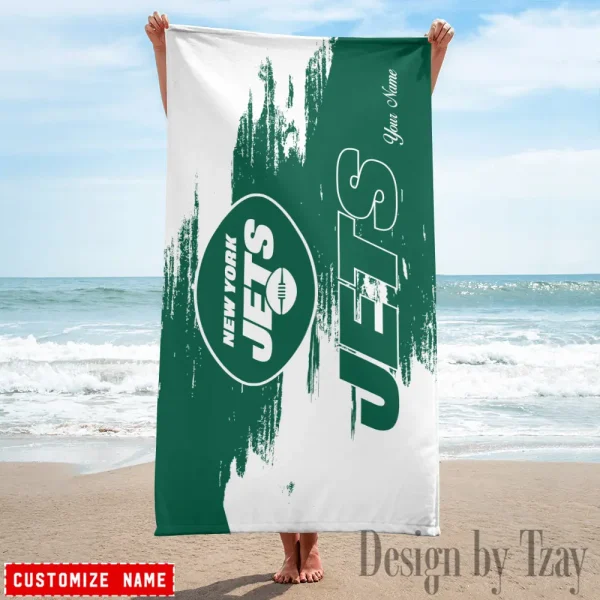 New York Jets NFL Beach Towels New 2025 AZBTOWEL506 - Image 2
