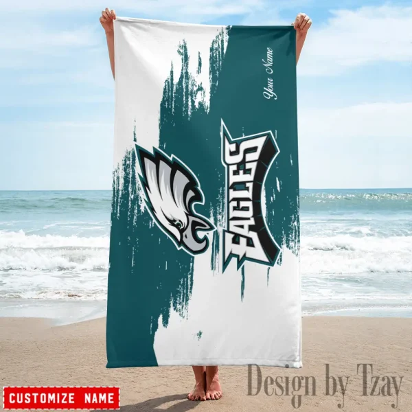 Philadelphia Eagles NFL Beach Towels New 2025 AZBTOWEL507 - Image 3