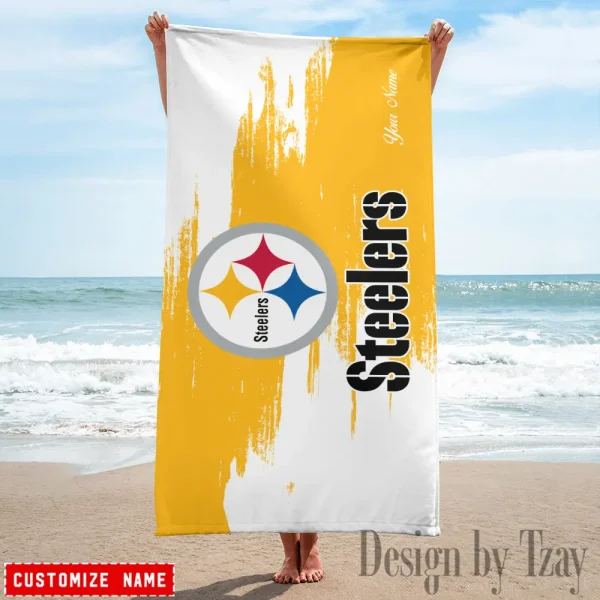 Pittsburgh Steelers NFL Beach Towels New 2025 AZBTOWEL508 - Image 2