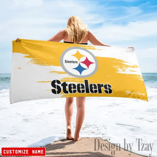 Pittsburgh Steelers NFL Beach Towels New 2025 AZBTOWEL508 - Image 3