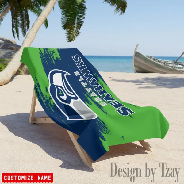 Seattle Seahawks NFL Beach Towels New 2025 AZBTOWEL510