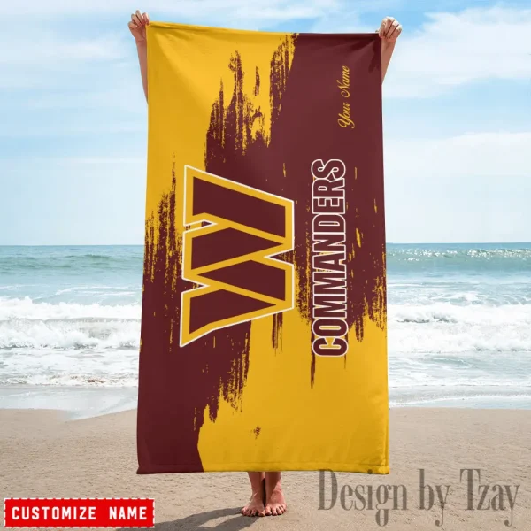 Washington Commanders NFL Beach Towels New 2025 AZBTOWEL513 - Image 2