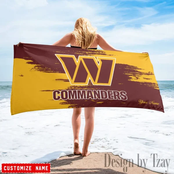 Washington Commanders NFL Beach Towels New 2025 AZBTOWEL513 - Image 3