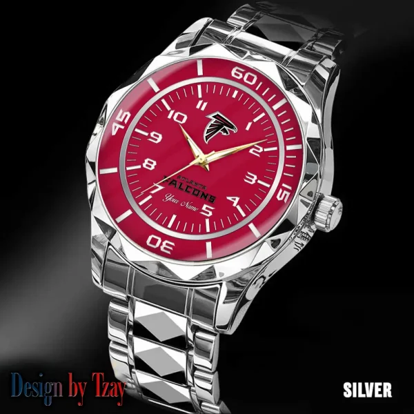 Atlanta Falcons Best Dad Ever Luxury Diamond Men Wristwatch Father's Day Gift SPTDMW228