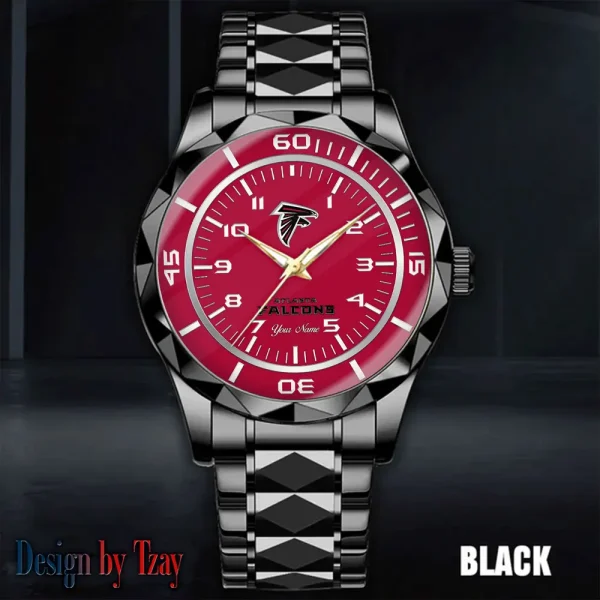 Atlanta Falcons Best Dad Ever Luxury Diamond Men Wristwatch Father's Day Gift SPTDMW228 - Image 3