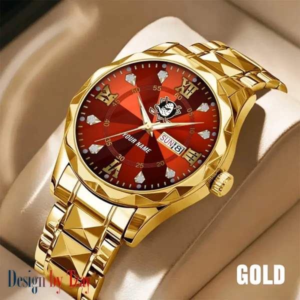 Anaheim Ducks NHL Luxury Diamond Men Wristwatch Trending 2025 SPTDMW259 - Image 2