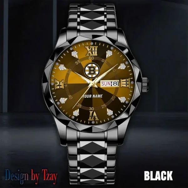 Boston Bruins NHL Luxury Diamond Men Wristwatch Trending 2025 SPTDMW260 - Image 3