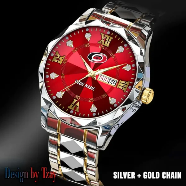 Carolina Hurricanes NHL Luxury Diamond Men Wristwatch Trending 2025 SPTDMW263 - Image 2