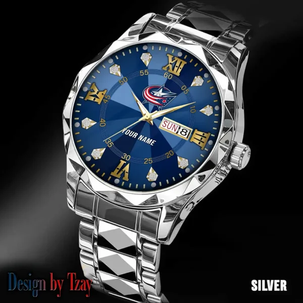 Columbus Blue Jackets NHL Luxury Diamond Men Wristwatch Trending 2025 SPTDMW266 - Image 5