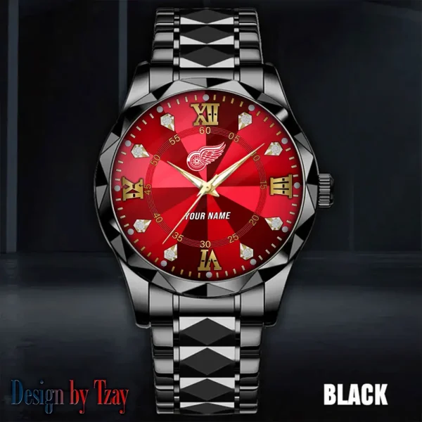 Detroit Red Wings NHL Luxury Diamond Men Wristwatch Trending 2025 SPTDMW268 - Image 3