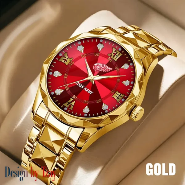 Detroit Red Wings NHL Luxury Diamond Men Wristwatch Trending 2025 SPTDMW268 - Image 5