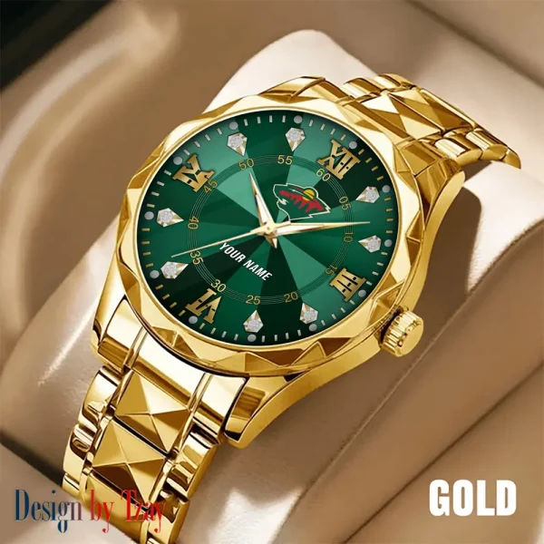 Minnesota Wild NHL Luxury Diamond Men Wristwatch Trending 2025 SPTDMW272 - Image 2