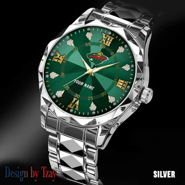 Minnesota Wild NHL Luxury Diamond Men Wristwatch Trending 2025 SPTDMW272 - Image 5