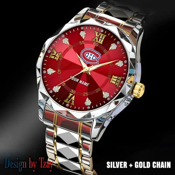 Montreal Canadiens NHL Luxury Diamond Men Wristwatch Trending 2025 SPTDMW273 - Image 5