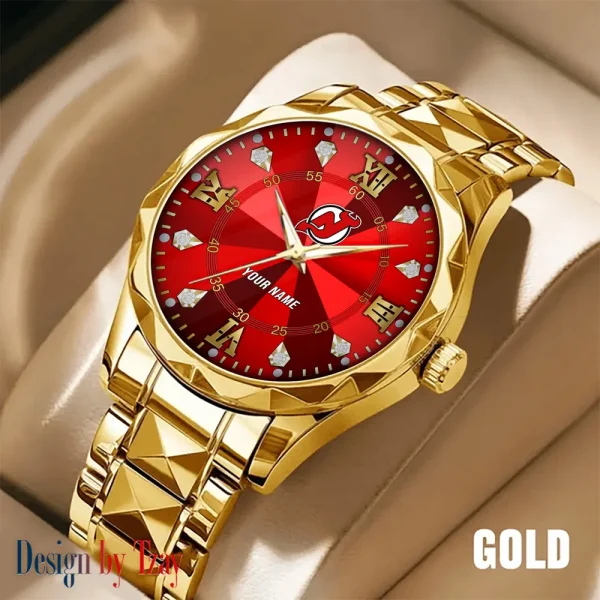 New Jersey Devils NHL Luxury Diamond Men Wristwatch Trending 2025 SPTDMW275 - Image 3