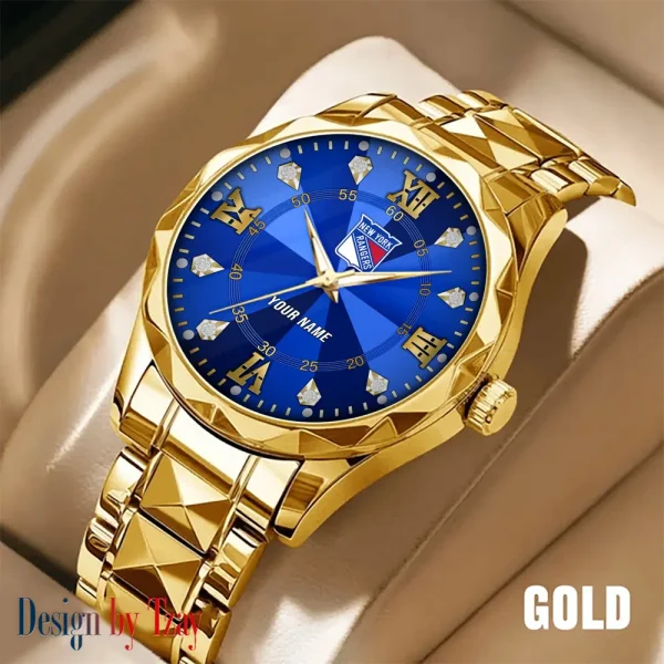 New York Rangers NHL Luxury Diamond Men Wristwatch Trending 2025 SPTDMW277 - Image 2