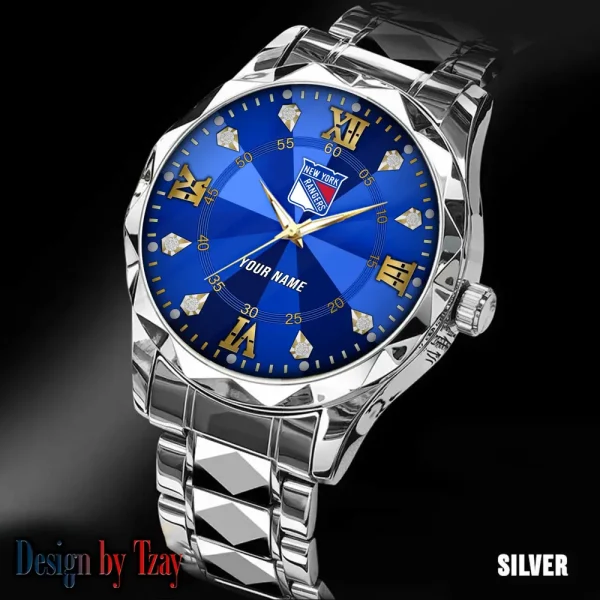 New York Rangers NHL Luxury Diamond Men Wristwatch Trending 2025 SPTDMW277 - Image 3