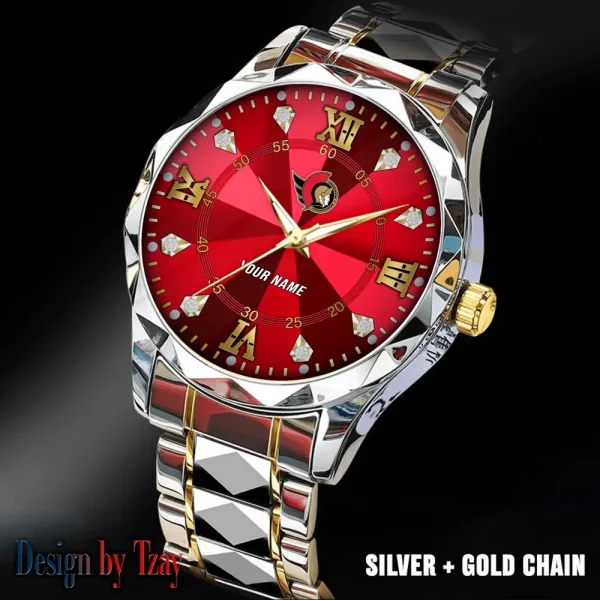 Ottawa Senators NHL Luxury Diamond Men Wristwatch Trending 2025 SPTDMW278 - Image 5