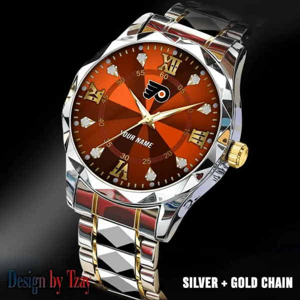Philadelphia Flyers NHL Luxury Diamond Men Wristwatch Trending 2025 SPTDMW279 - Image 5