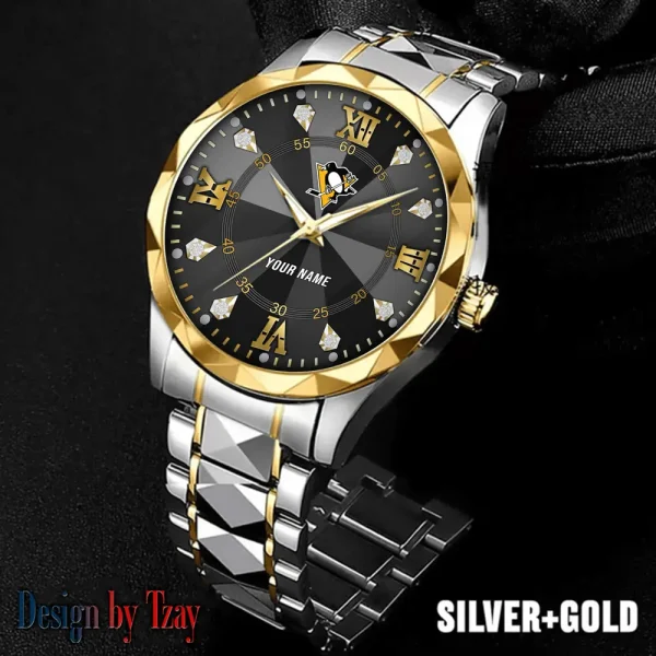 Pittsburgh Penguins NHL Luxury Diamond Men Wristwatch Trending 2025 SPTDMW280