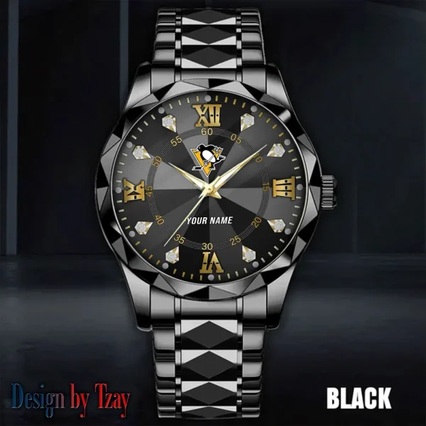 Pittsburgh Penguins NHL Luxury Diamond Men Wristwatch Trending 2025 SPTDMW280 - Image 5