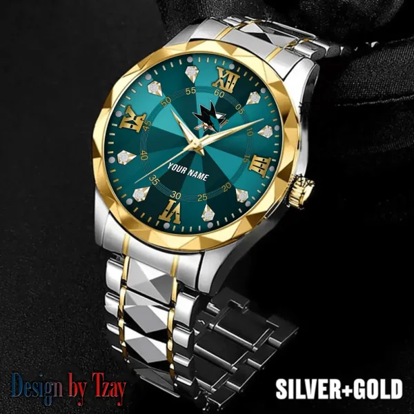 San Jose Sharks NHL Luxury Diamond Men Wristwatch Trending 2025 SPTDMW281
