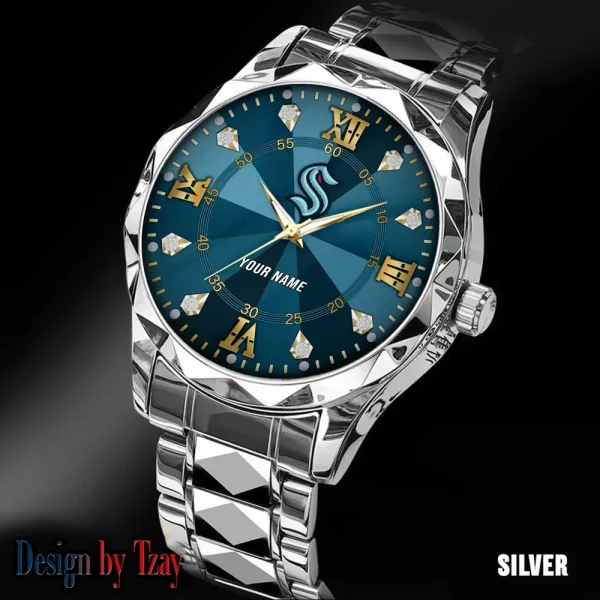Seattle Kraken NHL Luxury Diamond Men Wristwatch Trending 2025 SPTDMW282 - Image 3