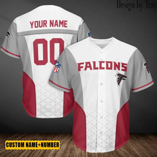 Atlanta Falcons Casual Button Baseball Shirt Trending 2025 AZCBJS671