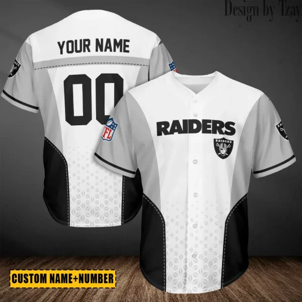 Las Vegas Raiders Casual Button Baseball Shirt Trending 2025 AZCBJS673