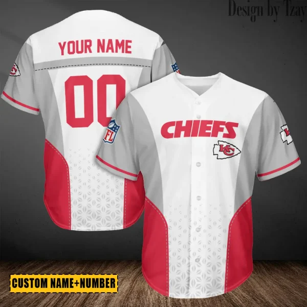 Kansas City Chiefs Casual Button Baseball Shirt Trending 2025 AZCBJS674