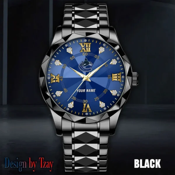 Vancouver Canucks NHL Luxury Diamond Men Wristwatch Trending 2025 SPTDMW287 - Image 3