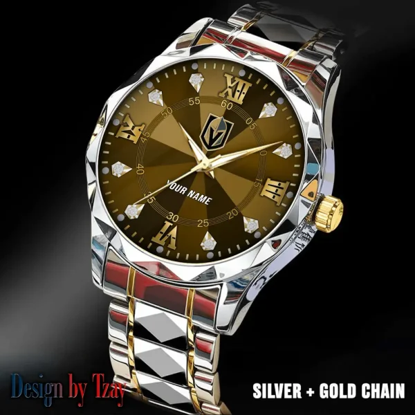Vegas Golden Knights NHL Luxury Diamond Men Wristwatch Trending 2025 SPTDMW288 - Image 5