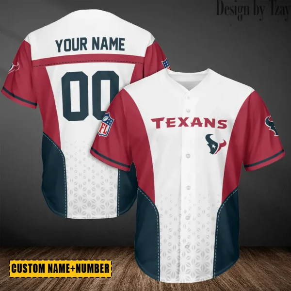 Houston Texans Casual Button Baseball Shirt Trending 2025 AZCBJS679