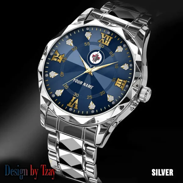 Winnipeg Jets NHL Luxury Diamond Men Wristwatch Trending 2025 SPTDMW290 - Image 5