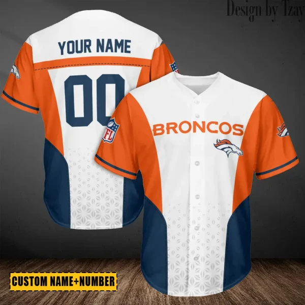 Denver Broncos Casual Button Baseball Shirt Trending 2025 AZCBJS684