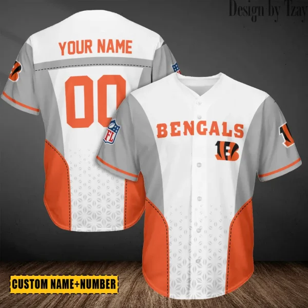 Cincinnati Bengals Casual Button Baseball Shirt Trending 2025 AZCBJS687