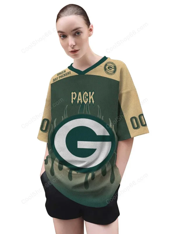 Green Bay Packers Mesh Jersey Streetwear SPTMJERSEYS004 - Image 3