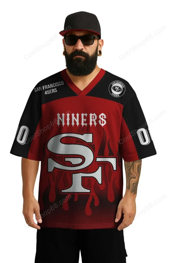 San Francisco 49ers Mesh Jersey Streetwear SPTMJERSEYS005